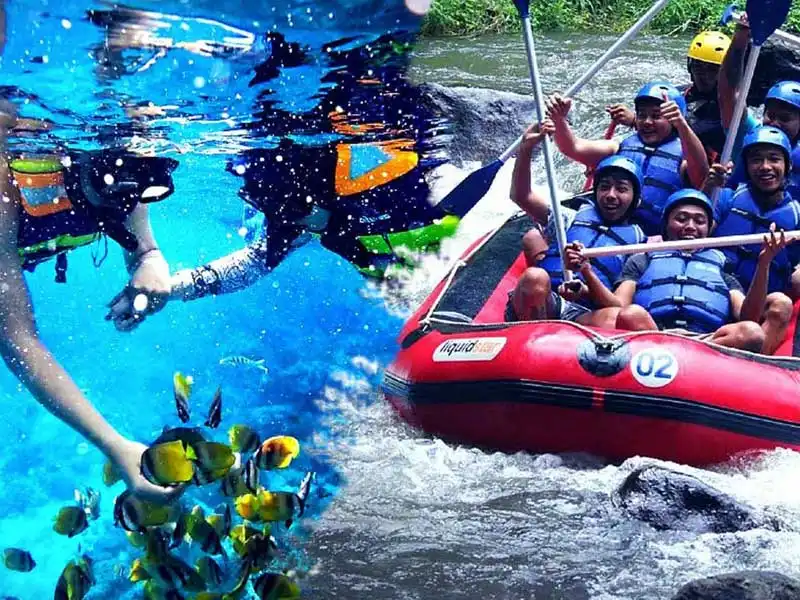 Bali Snorkeling with rafting